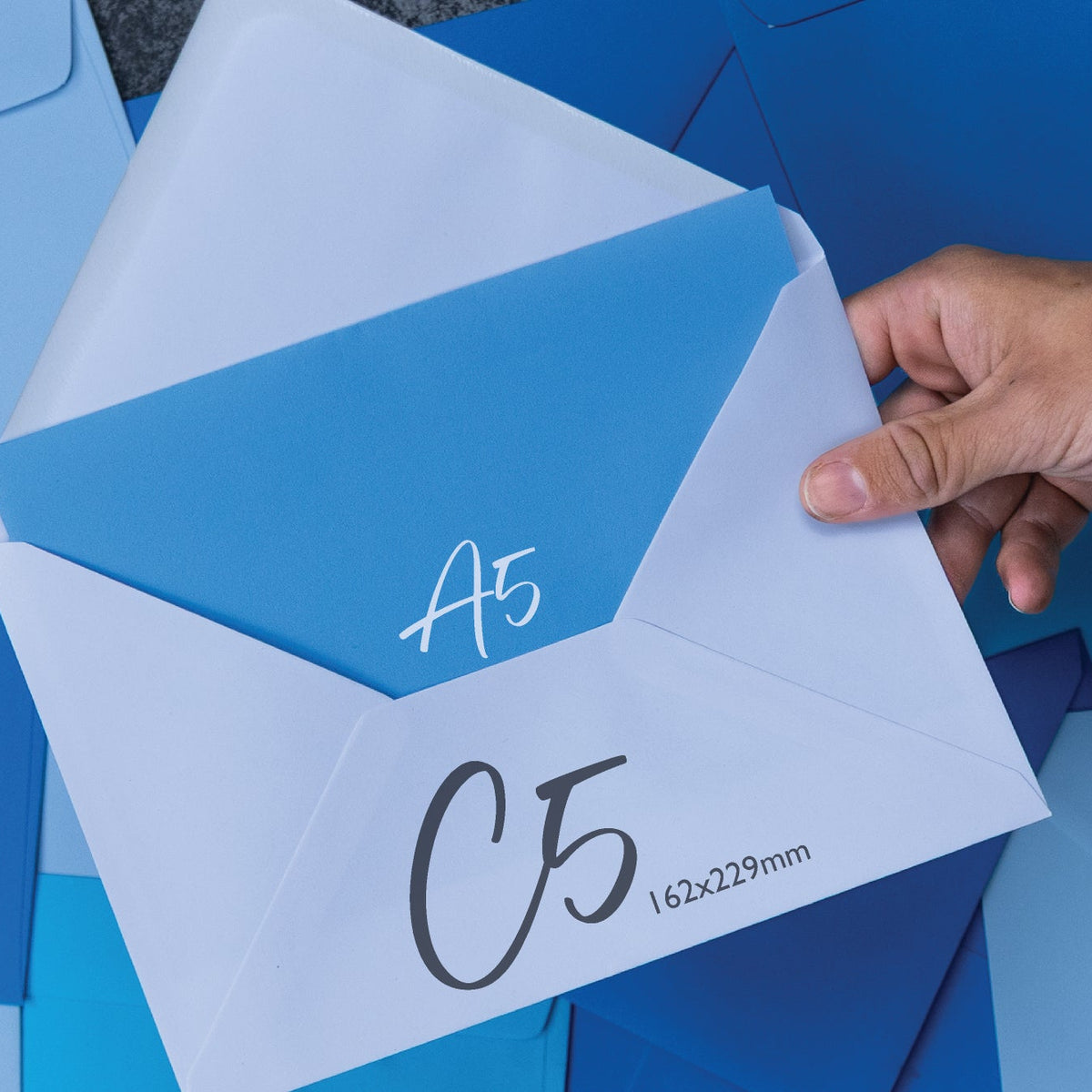 Neuser FarbenFroh Enveloppes C5 Bleu Clair 229x154 Mm - Lot De 25