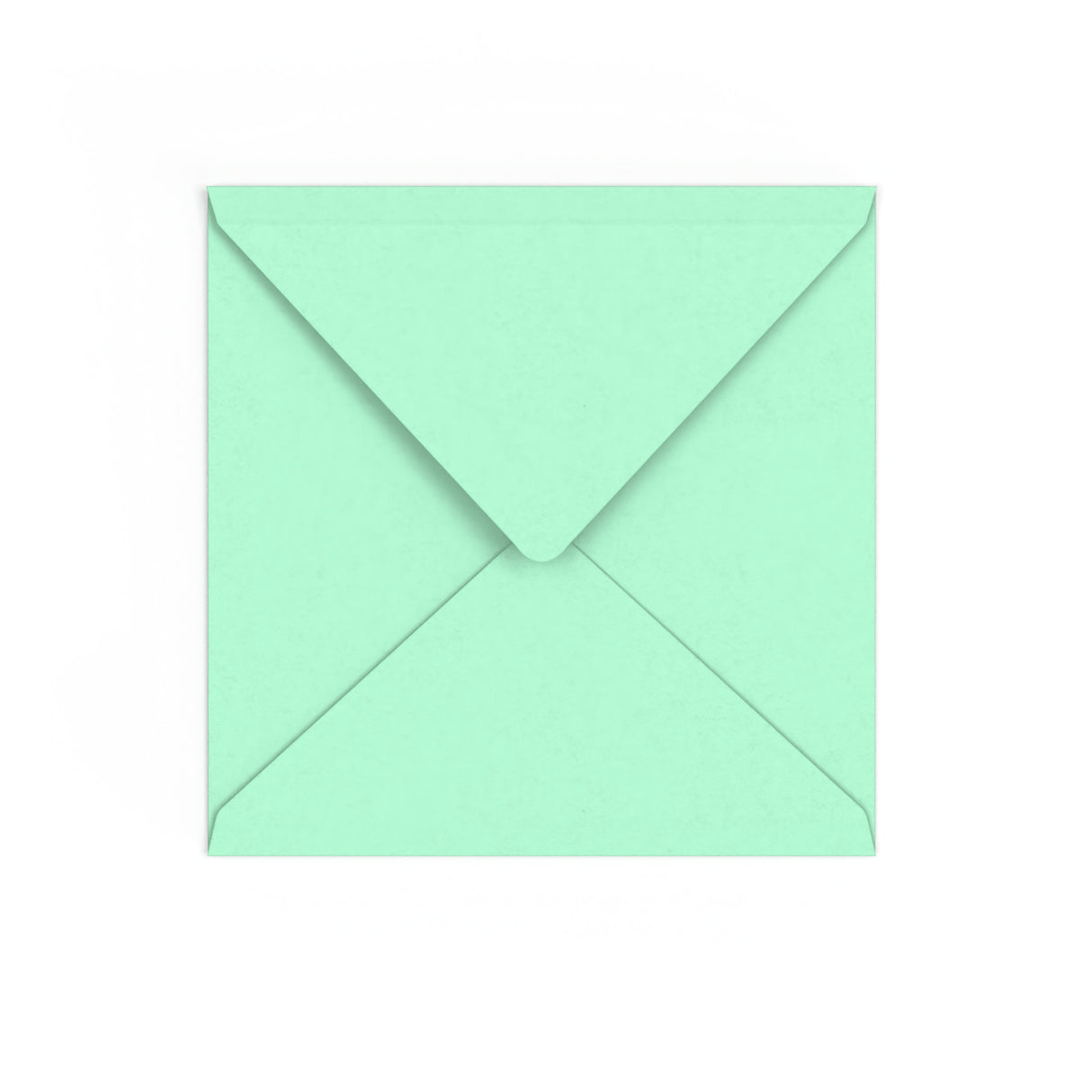 Jade Green British Made Gummed V-Flap Envelope (155 x 155mm)