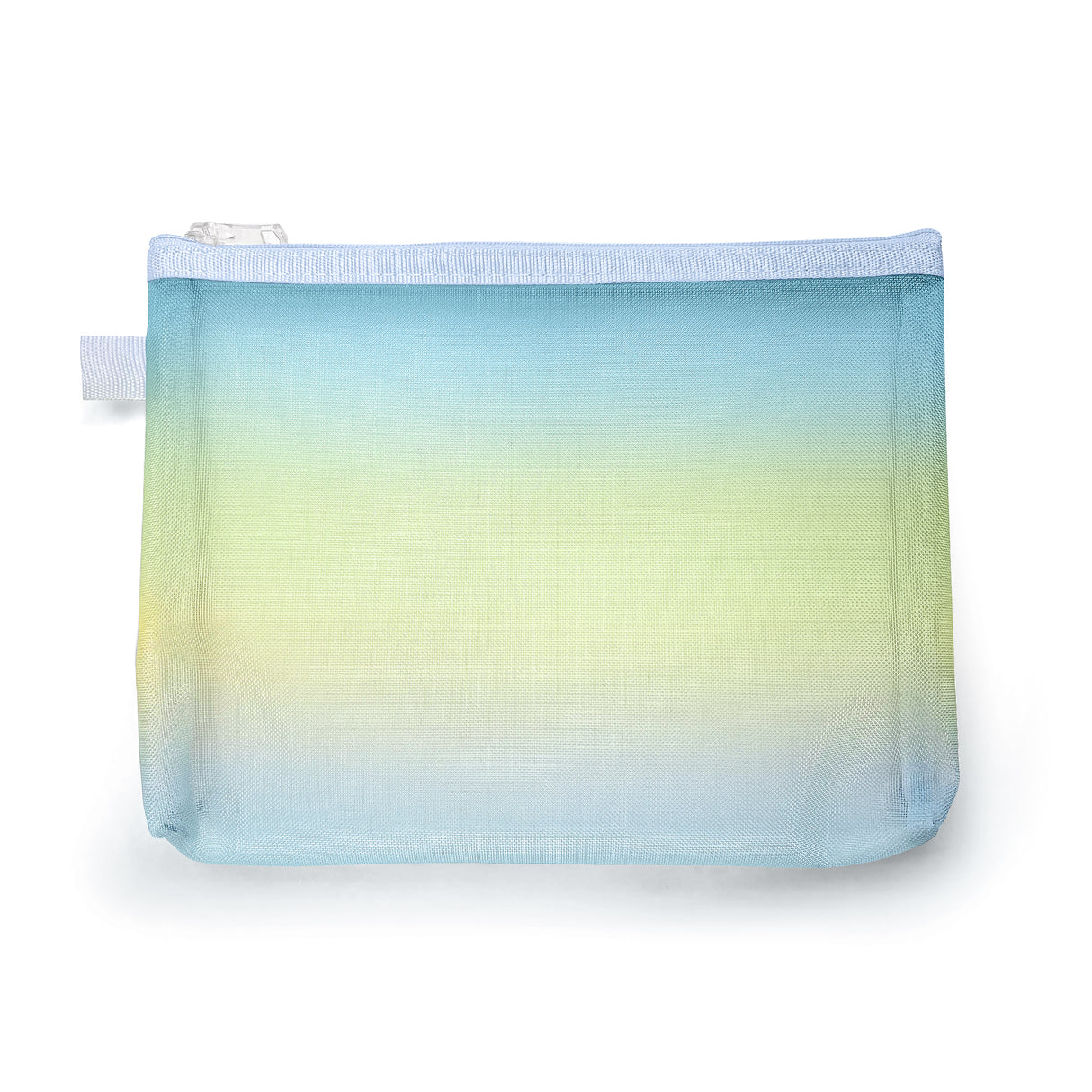 Gradient Nylon Mesh Zipper Pouch