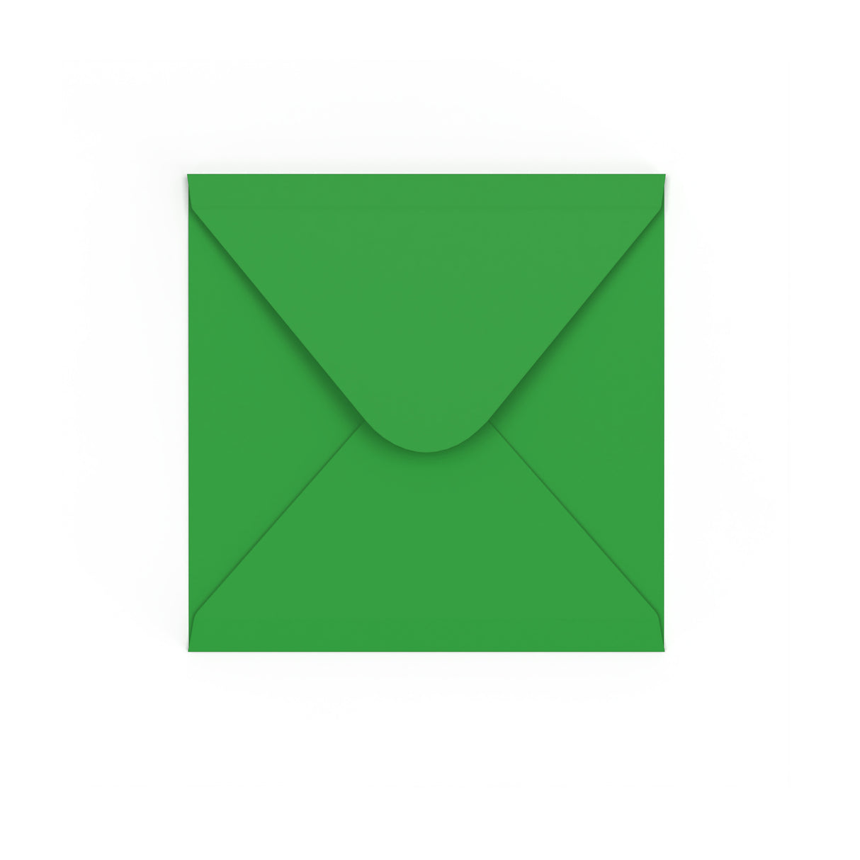Mid Green Gummed V-Flap Envelope (140 x 140mm)