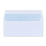 White Opaque Gummed Business Envelope (102 x 216mm)