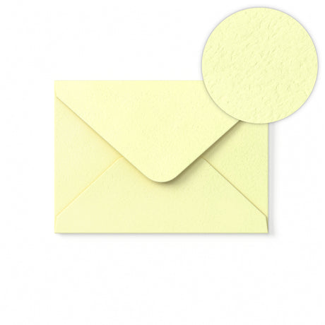 Ivory Envelope Hammered Texture 133x184 mm