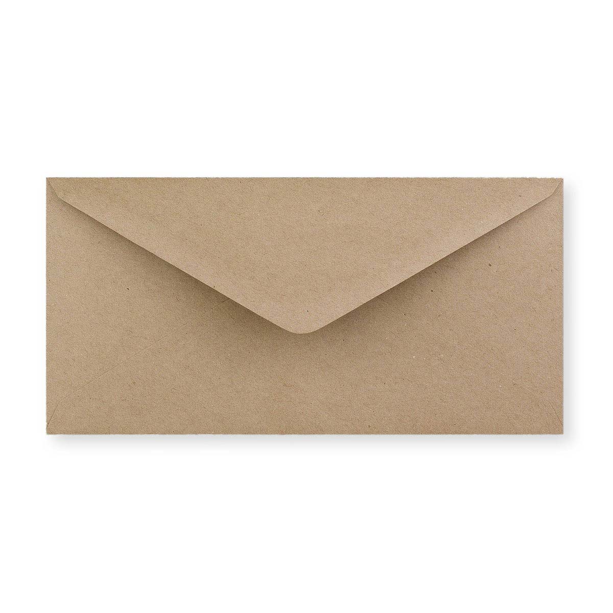 DL Fleck Recycled Gummed V-Flap Envelope (110 x 220mm)
