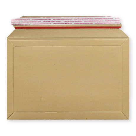 Manila Brown Peel & Seal Rigid Board Mailers Envelope (194 x 292mm)