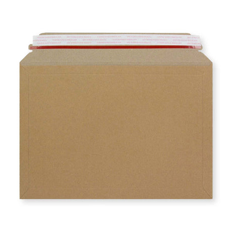 Manila Brown Peel & Seal Rigid Board Mailers Envelope (234 x 334mm)