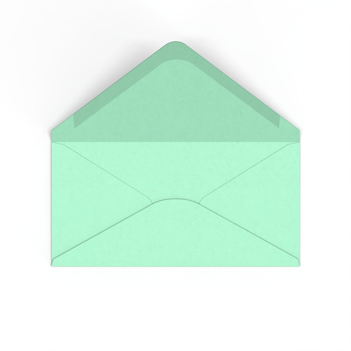 DL Jade Green British Made Gummed V-Flap Envelope (110 x 220mm)