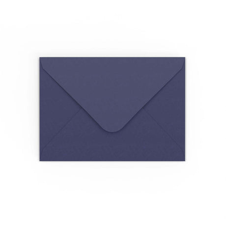 B6 Dark Blue Gummed V-Flap Envelope (125 x 175mm)