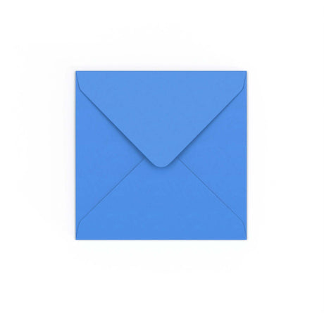 Bright Blue Gummed V-Flap Envelope (130 x 130mm)