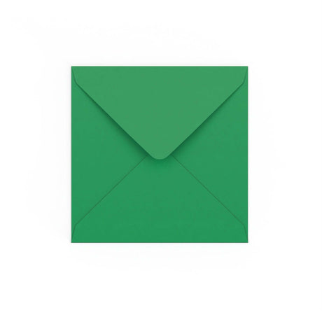Dark Green Gummed V-Flap Envelope (140 x 140mm)