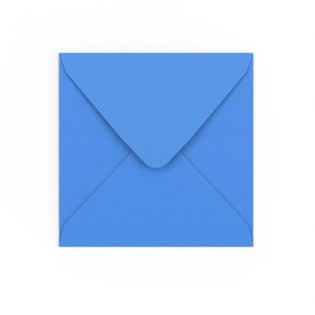 Bright Blue Gummed V-Flap Envelope (155 x 155mm)
