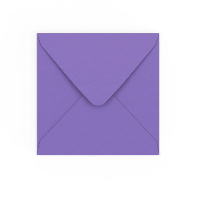 Purple Gummed V-Flap Envelope (155 x 155mm)