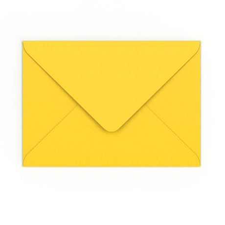C5 Mid Yellow Gummed V-Flap Envelope (162 x 229mm)