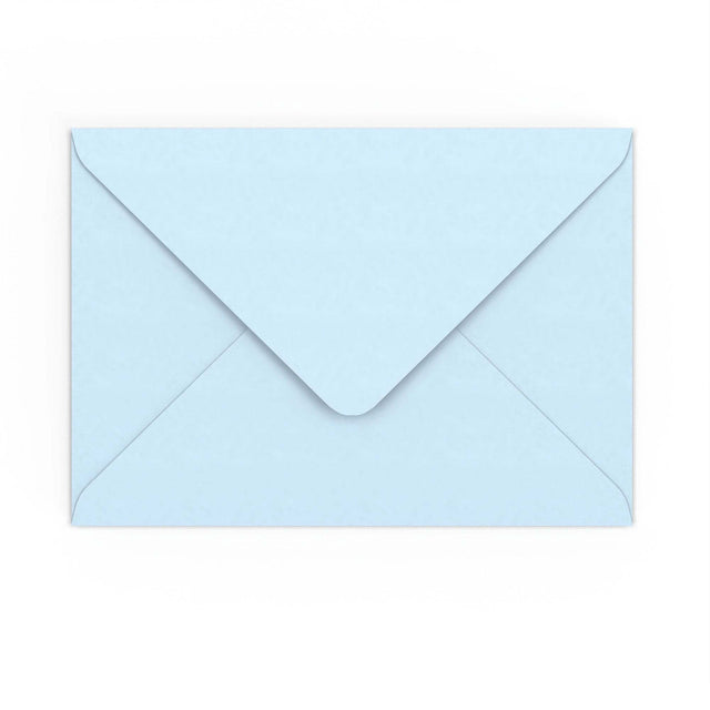 C5 Pale Blue Gummed V-Flap Envelope (162 x 229mm)