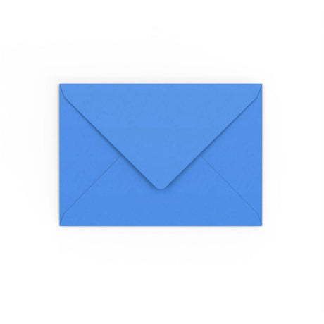 C6 Bright Blue Gummed V-Flap Envelope (114 x 162mm)