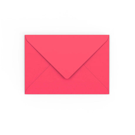 C6 Bright Pink Gummed V-Flap Envelope (114 x 162mm)