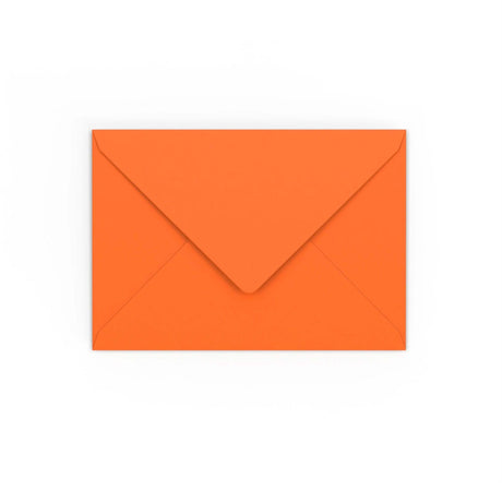C6 Orange Gummed V-Flap Envelope (114 x 162mm)