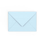 C6 Pale Blue Gummed V-Flap Envelope (114 x 162mm)