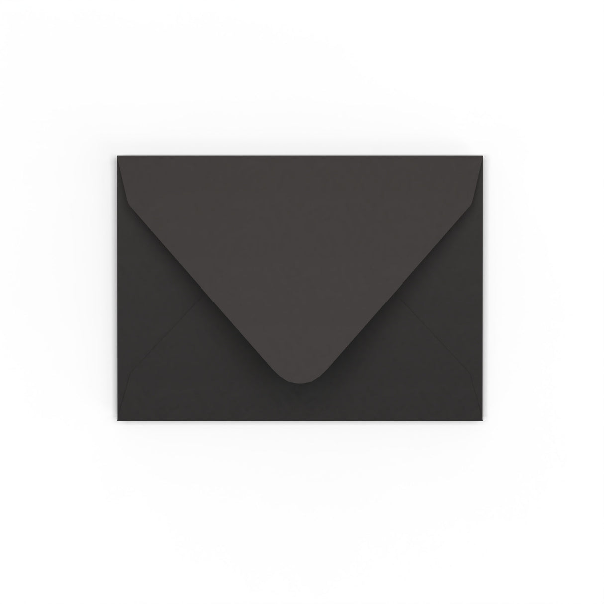 C7 Black Gummed V-Flap Envelope (82 x 113 mm)