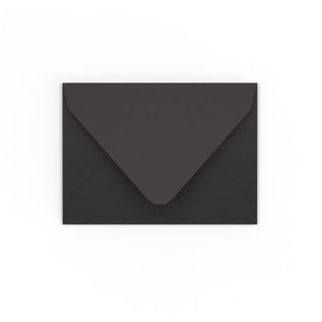 C7 Black Gummed V-Flap Envelope (82 x 113 mm)
