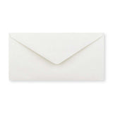 White lightweight laid envelope (90gsm) 110x220 mm (DL)