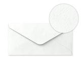 DL White Hammer Gummed V-Flap Envelope (110 x 220mm)