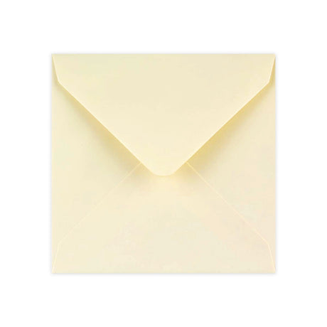 Ivory Wove Gummed V-Flap Greeting Card Envelope (130 x 130mm)