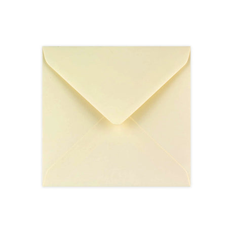 Ivory Wove Gummed V-Flap Greeting Card Envelope (155 x 155mm)