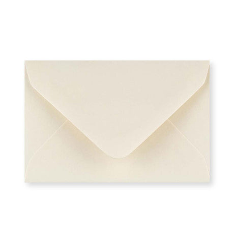 Ivory Wove Gummed V-Flap Greeting Card Envelope (62 x 94mm)