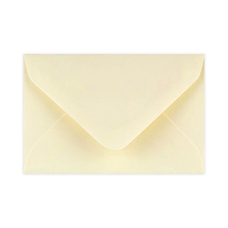 Ivory Wove Gummed V-Flap Greeting Card Envelope (62 x 94mm)