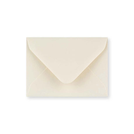 Ivory Wove Gummed V-Flap Greeting Card Envelope (70 x 100mm)