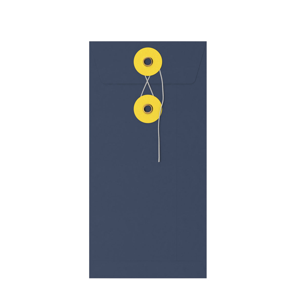 Coloured envelopes with string and washer closure